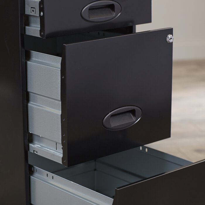 Botkins 3 -Drawer Mobile Steel File Cabinet