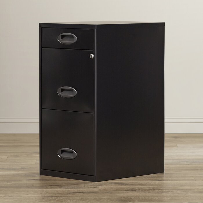 Botkins 3 -Drawer Mobile Steel File Cabinet