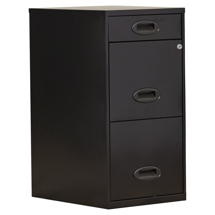 Botkins 14.25'' Wide 3 -Drawer Mobile Steel File Cabinet