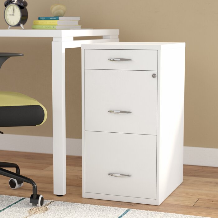 Bottomley 3 -Drawer Steel File Cabinet