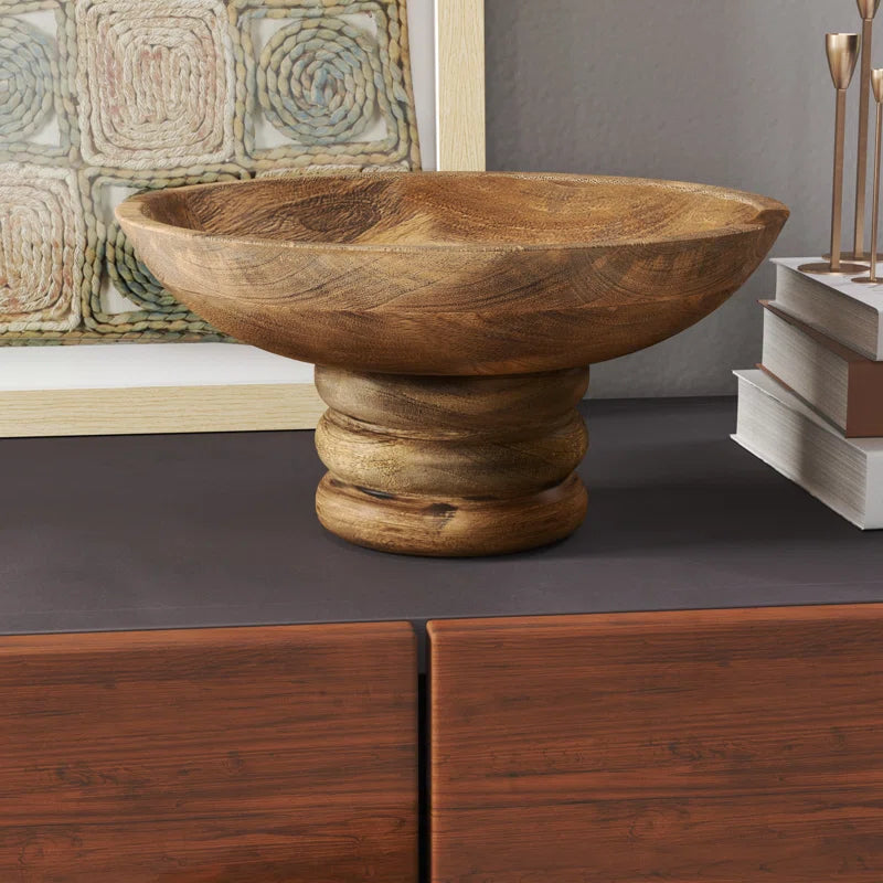 Boulders Handmade Wood Decorative Plate