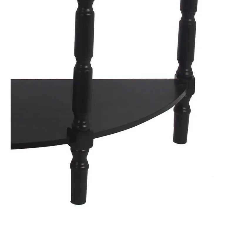 Black Branham Solid Wood Console Table