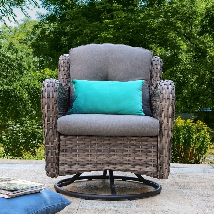 Brice Rocking Swivel Patio Chair – Salvage & Co Indy