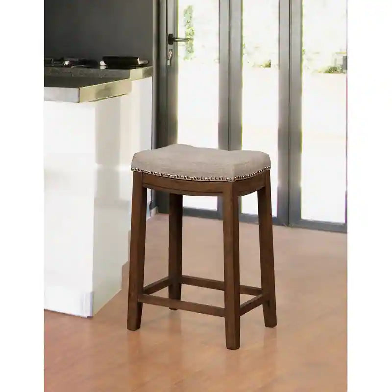 Willamette Rustic Backless Counter Stool