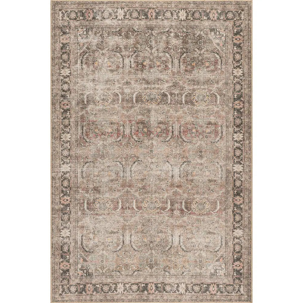 Hillstone Collection Traditional Vintage Medallion Area Rug 10' x 13'