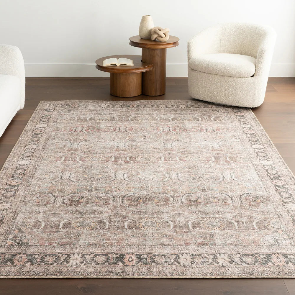 Hillstone Collection Traditional Vintage Medallion Area Rug 10' x 13'