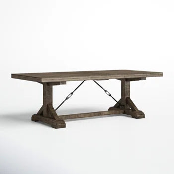 Diners Table Only Butler Extendable Solid Wood Top Dining Table, TABLE TOP Only – Salvage ...