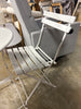 Premium Steel Frame Patio Bistro Set - White SHOWROOM ITEM