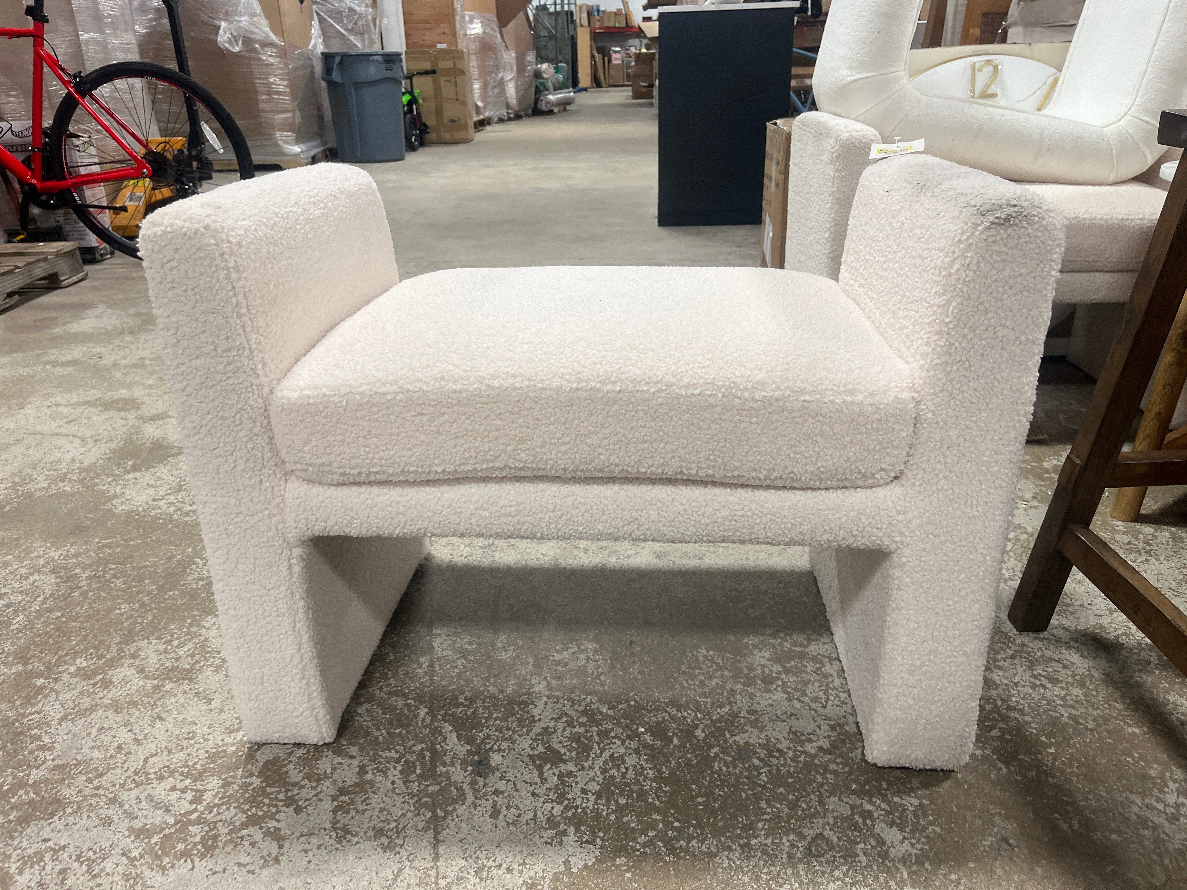 Vernon Ottoman - Threshold™ designed with Studio McGeeSHOWROOM ITEM