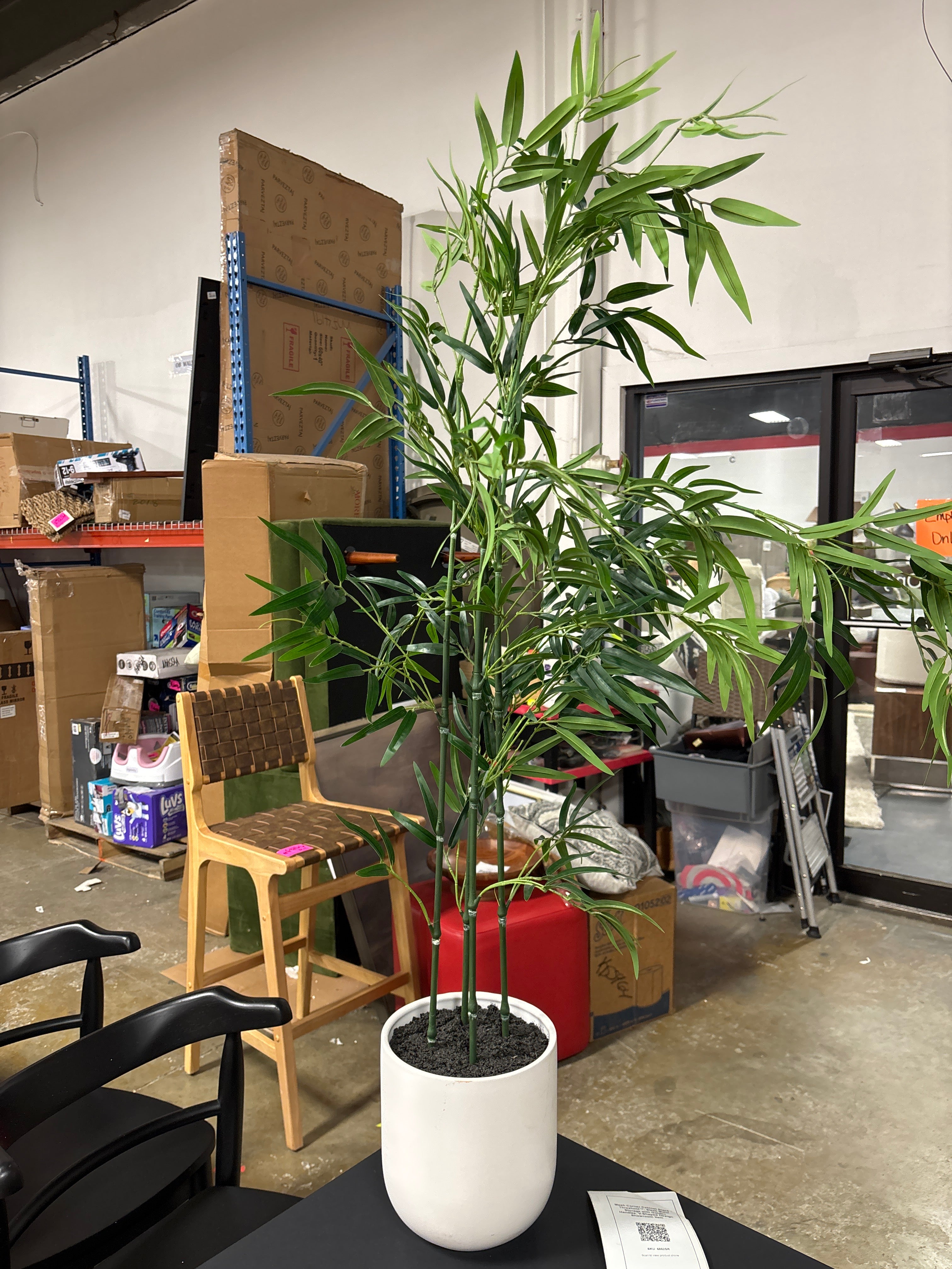 55" Large Bamboo Leaf Tree - Artificial Plant SHOWROOM ITEM