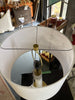 Faux Marble Stick Table Lamp - White/Gold SHOWROOM ITEM