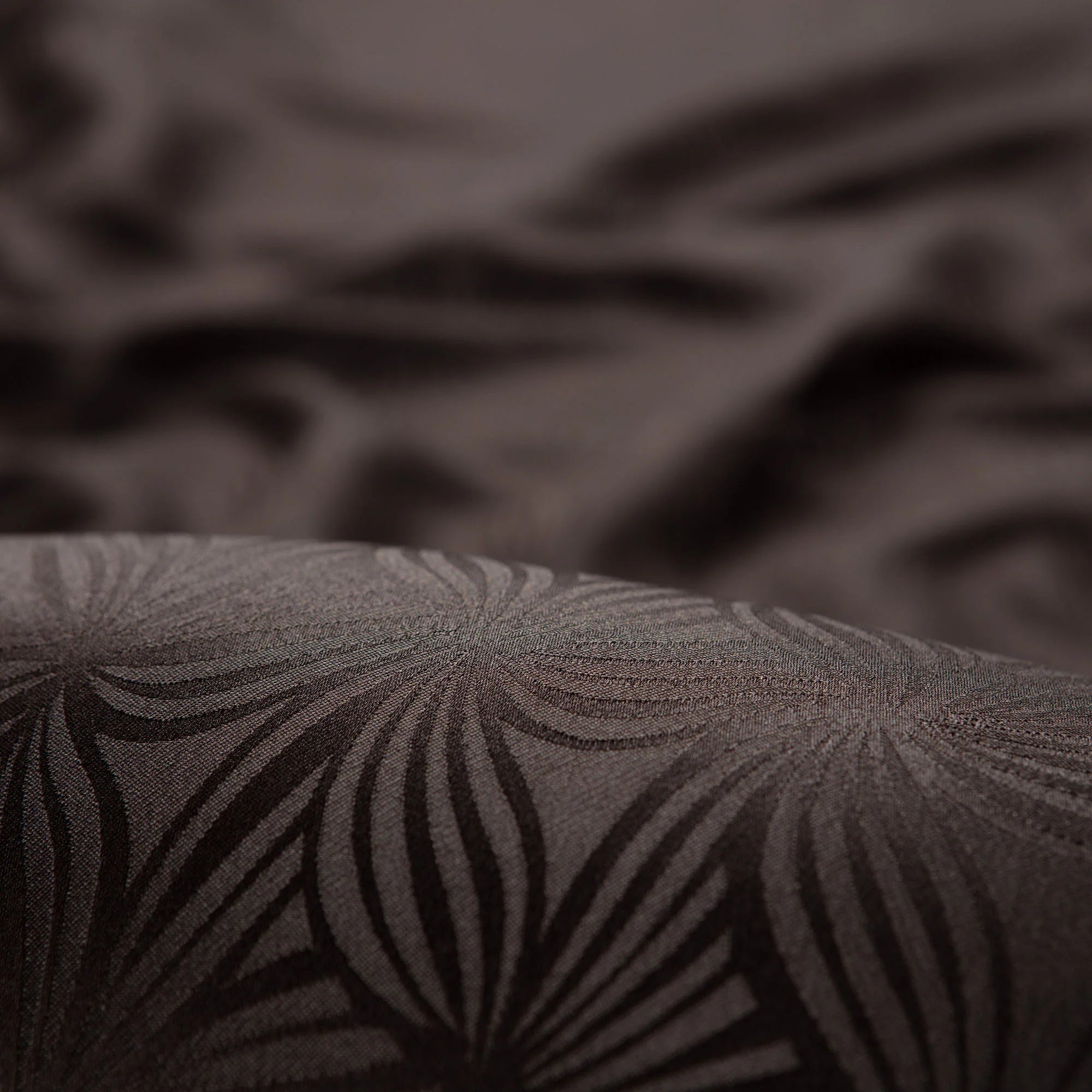 Emboss Flower Room Darkening Curtains Set of 2