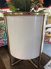 2pc Iron Indoor/Outdoor Planter Pot with Stand SHOWROOM ITEM
