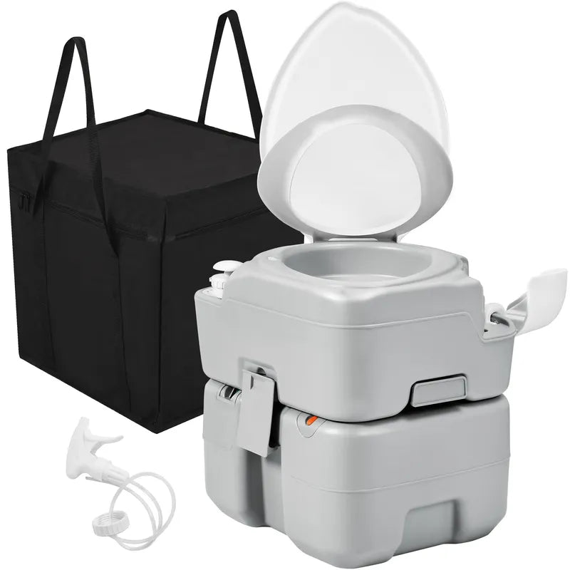 Diagonal Enlarged Portable Camping Toilet