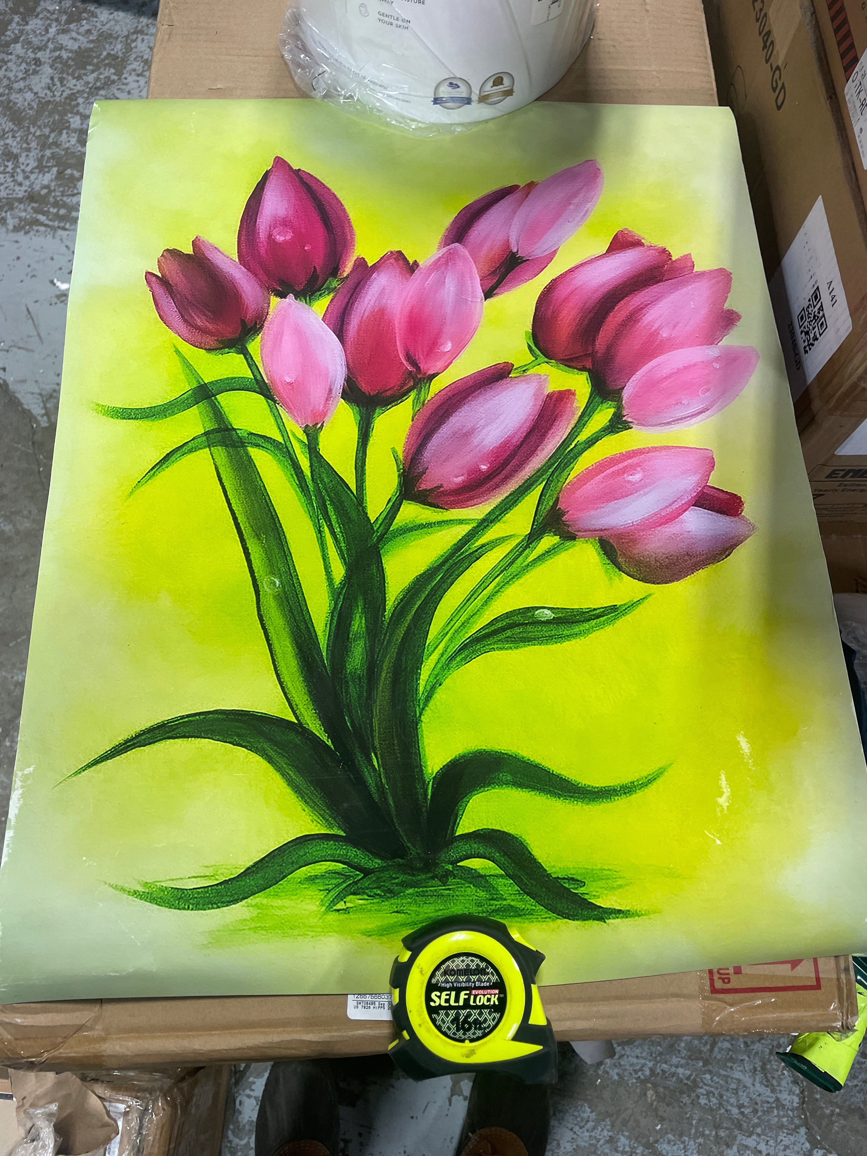 Boquet of Tulips Art Painting Reproduction