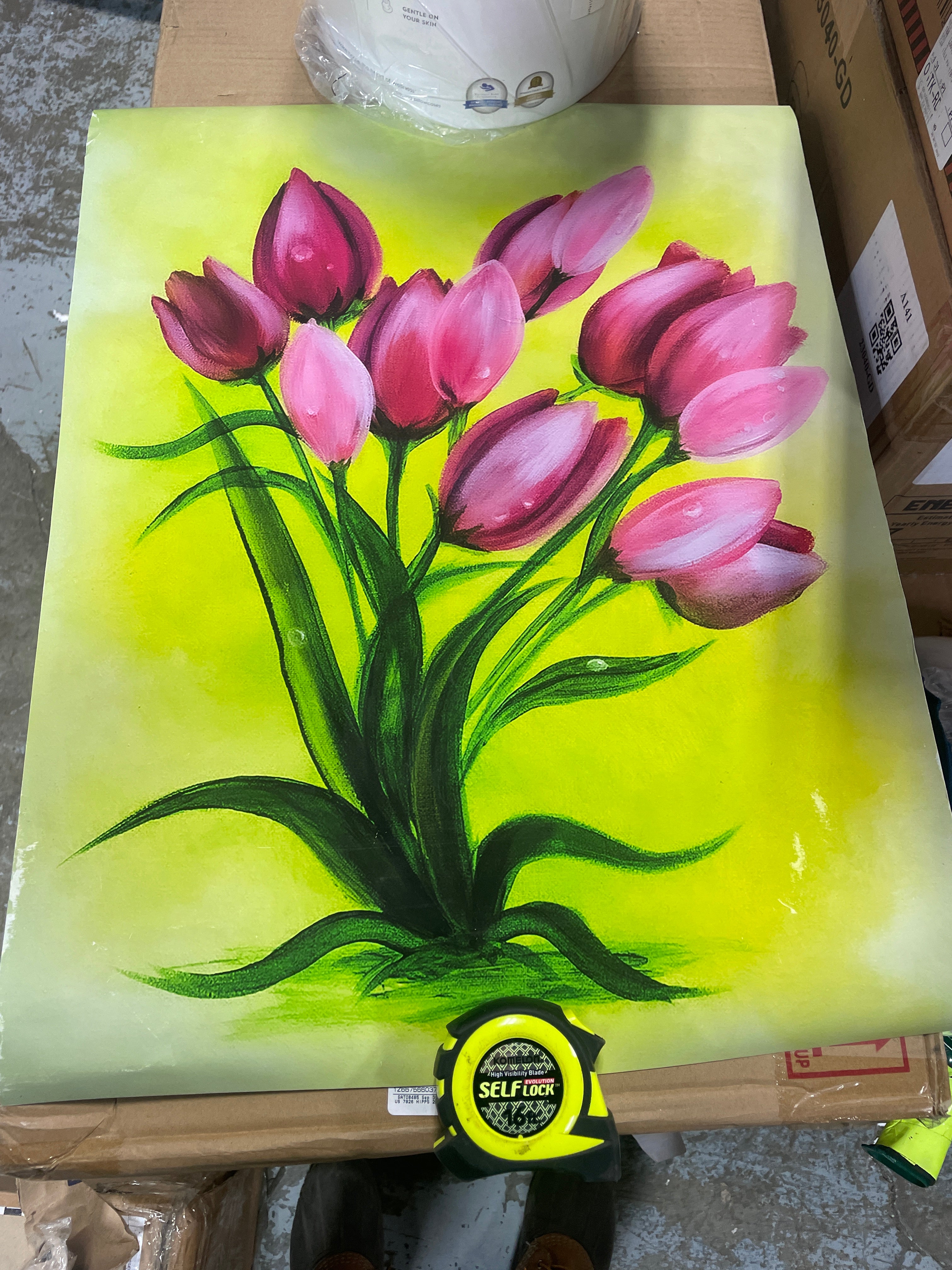 Boquet of Tulips Art Painting Reproduction