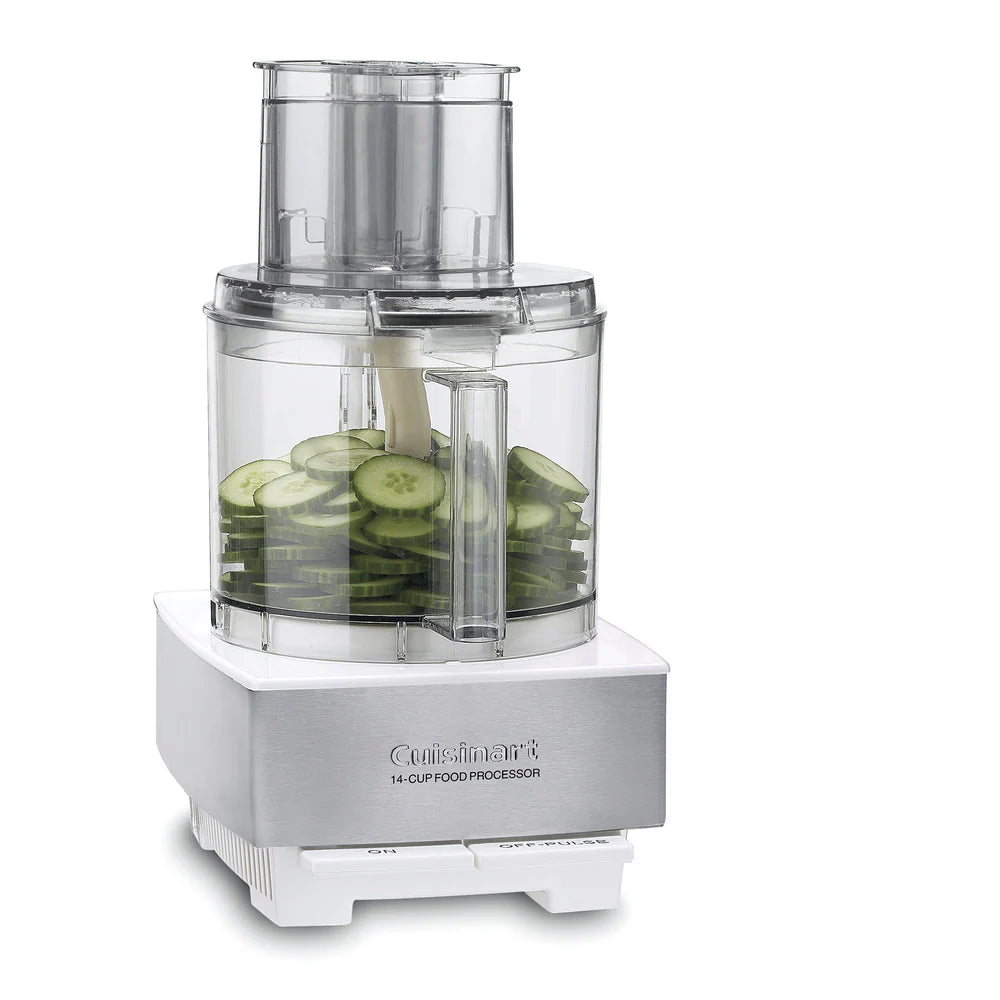 White 14-Cup Food Processor