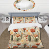 Cactus Desert Dreams Boho Pattern - Floral Duvet Cover Set King