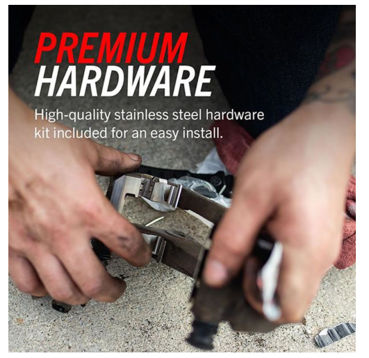 Evolution Plus Ceramic Performance Disc Brake Pad Set - 4 Piece