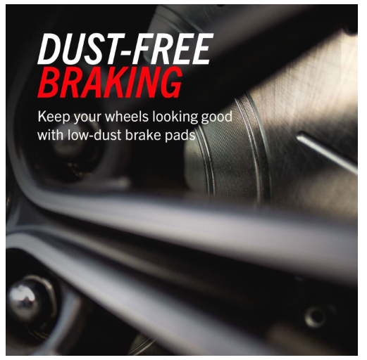 Evolution Plus Ceramic Performance Disc Brake Pad Set - 4 Piece