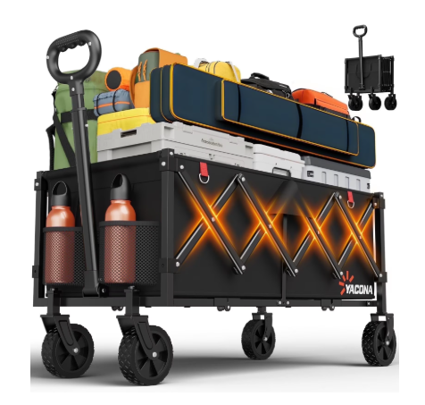 Extra Long Wagons Carts Foldable – Salvage & Co Indy