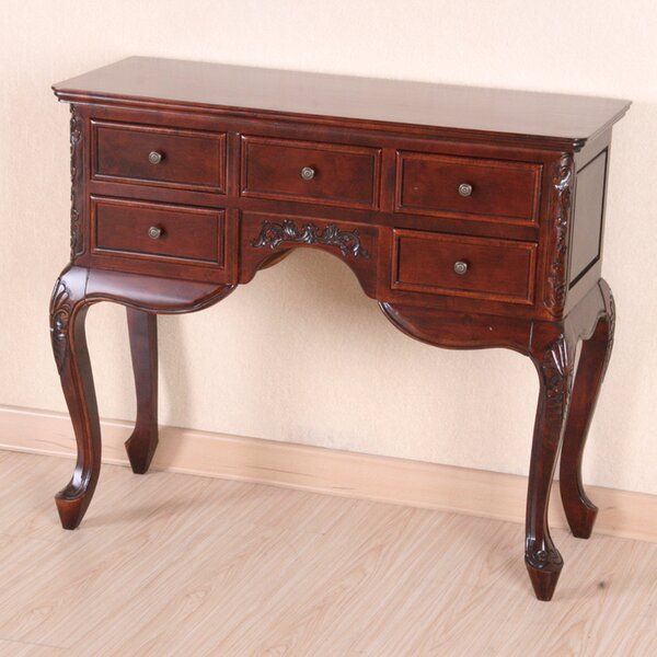 Carved Wood Furniture Solid Wood Console Table