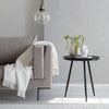 Black Castiglia Solid Wood 3 Legs End Table