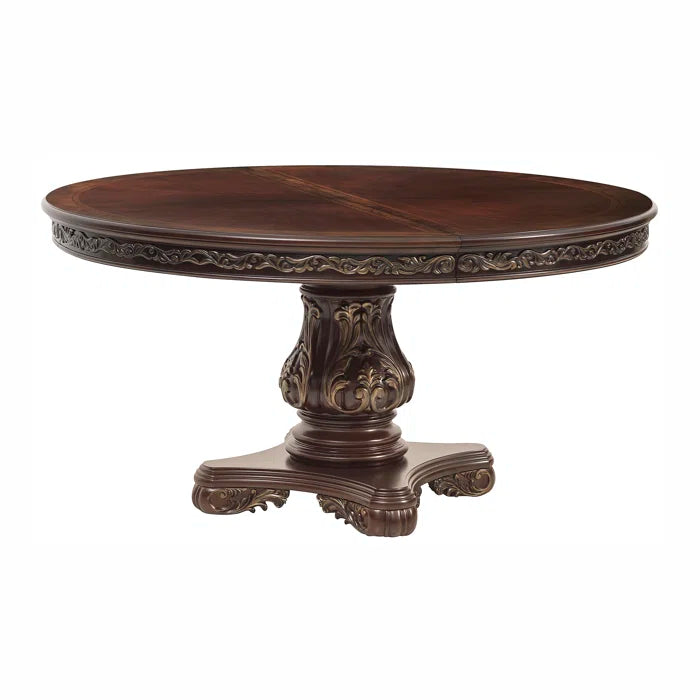 Ceja Solid Wood Base Dining TABLE BASE ONLY