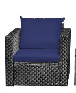 1-Piece Patio Wicker Chair