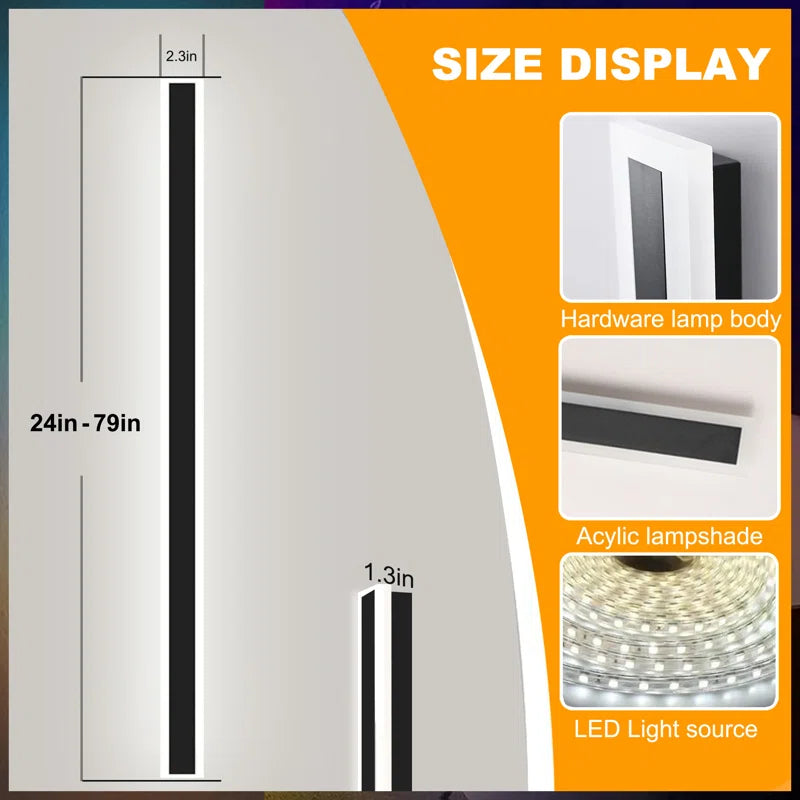 Charneshia Aluminum LED Wall Light