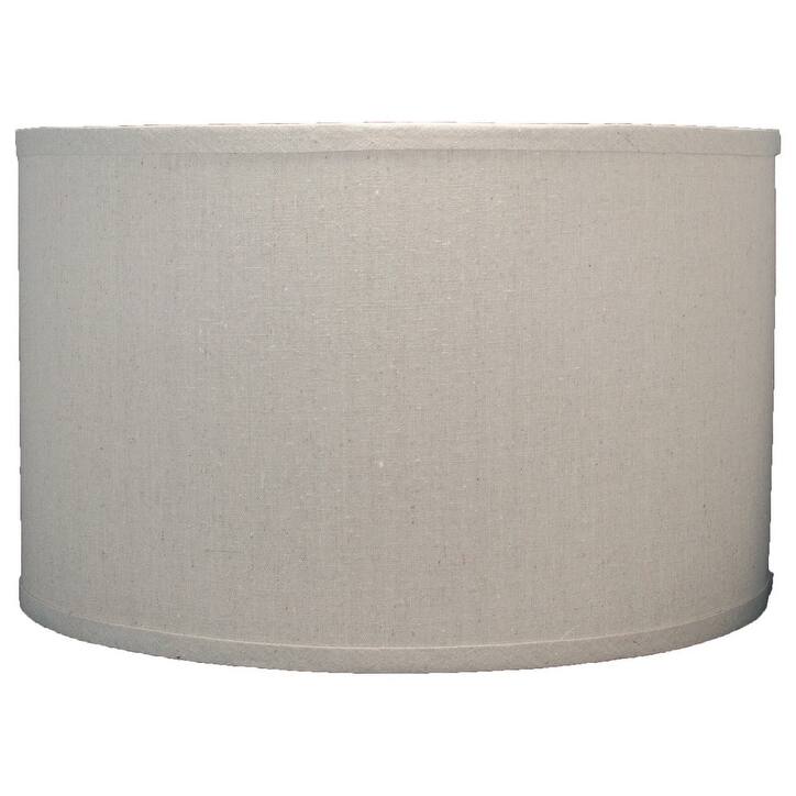 Linen Lamp Shade, Bottom Size - Natural Linen