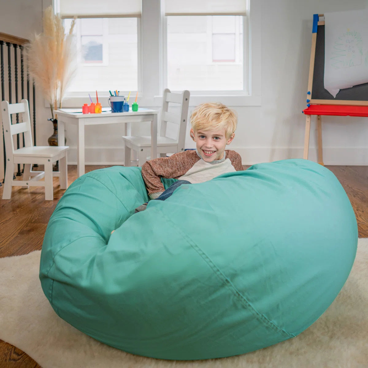 Classic Refillable Cotton Bean Bag Chair