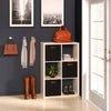 6-Cube Decorative Storage Organizer - Bleached Walnut