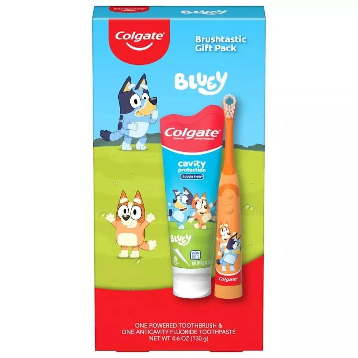 Colgate Kids Bluey Battery Toothbrush & Toothpaste Set, final cut