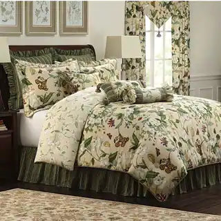 Williamsburg Garden Images 4-piece Comforter Set Or Euro Sham - Queen