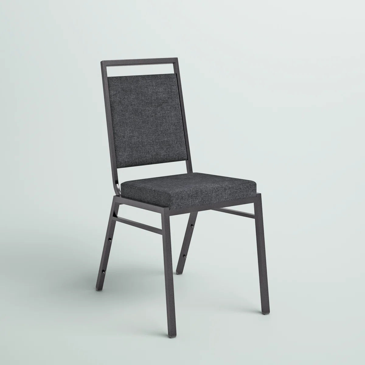SET OF 2 Columbus Square Back Stacking Banquet Chair