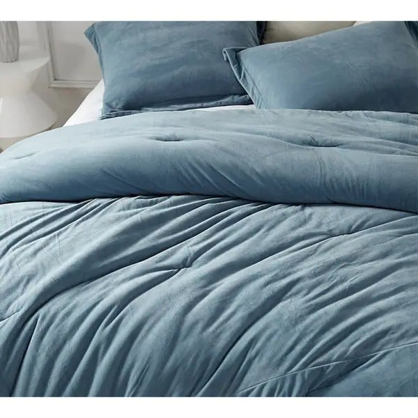 Baby Bird Smoke Blue Coma Inducer Comforter Set - Oversized King