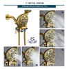 Complete Shower System with Tub Shower Faucet Set Head Matte Black - Gold