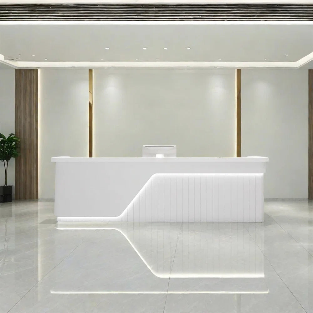 Computer Desk, Front Desk & Writing Desk with Spacious Storage SHOWROOM ITEM