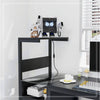 Computer Desk with Power Outlet & Storage Shelves, Study Table with USB Ports Charging Station