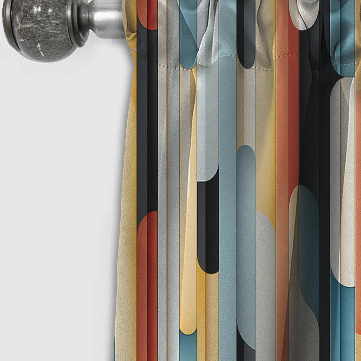 Contemporary Lines - Stripped - Blackout Striped Curtain - Set of 2