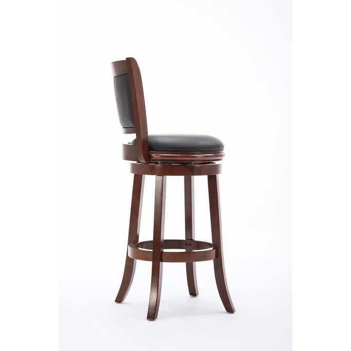 Wykeham Swivel Stool - Cherry - Bar height