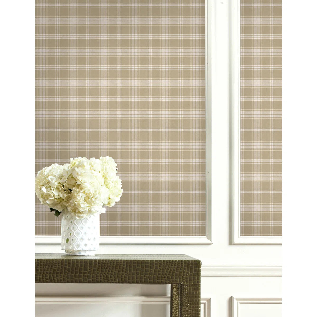 Coraine Plaid Double Roll