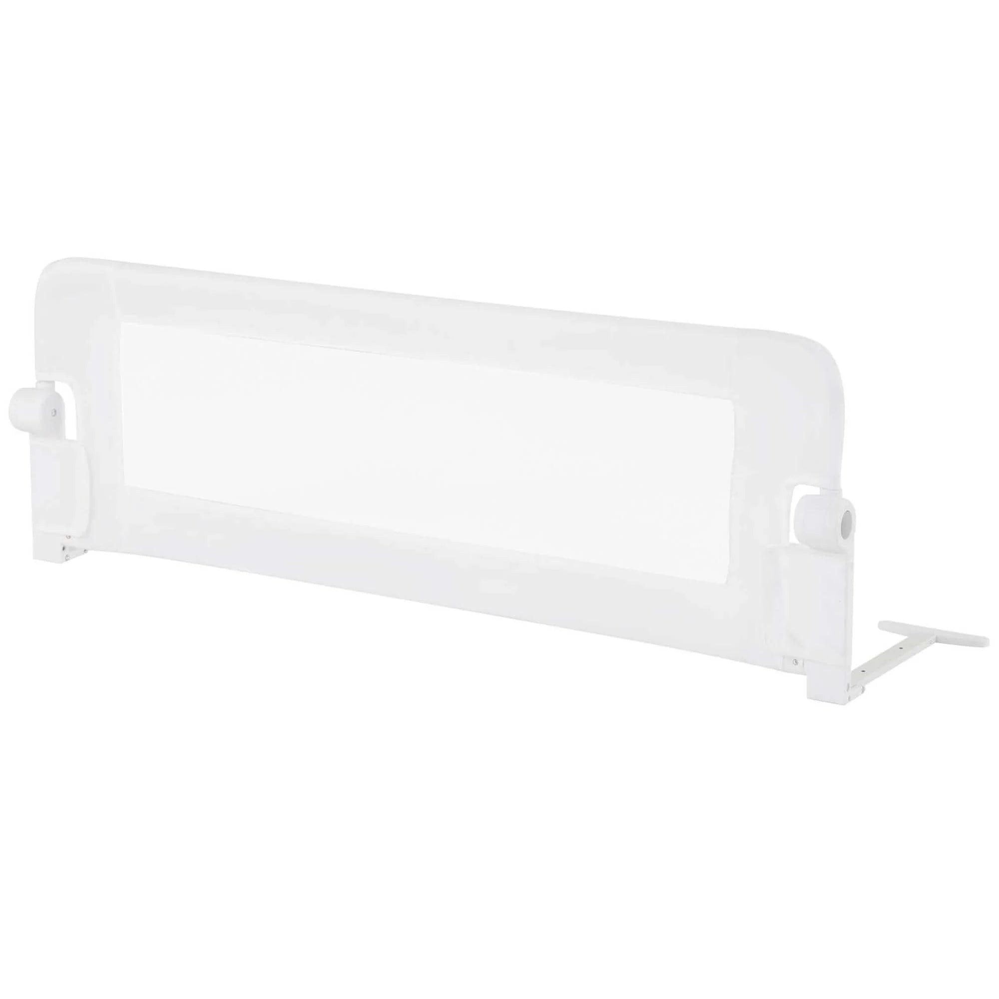 1 PC Toddler Foldable Bed Rail with Adjustable Safety Strap Bedrail Guard White