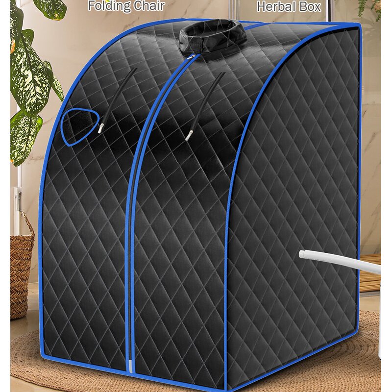 1 Single Person Traditional Steam Sauna with Remote Control