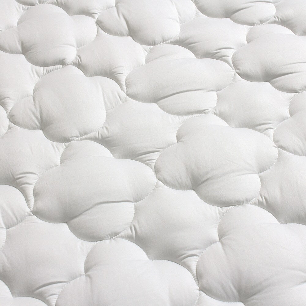 Billowy Clouds Mattress Pad - White Queen