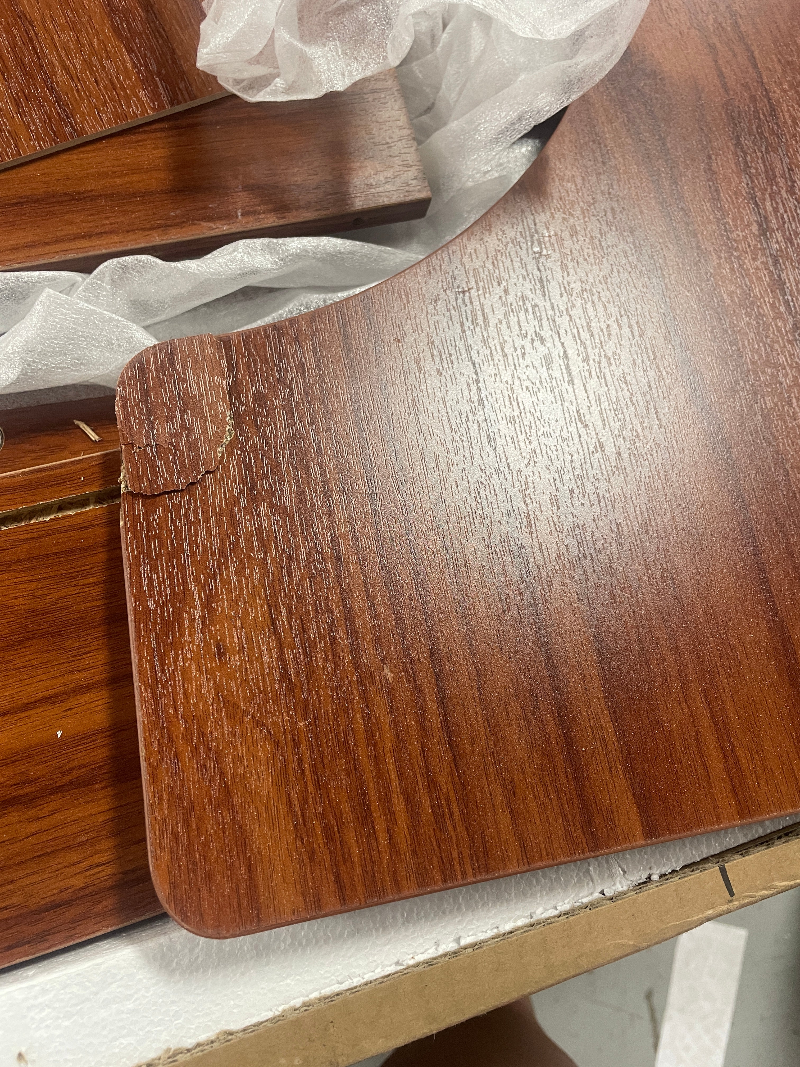 Complete Computer Workstation Desk With Storage, Mahogany - 2 BOXES