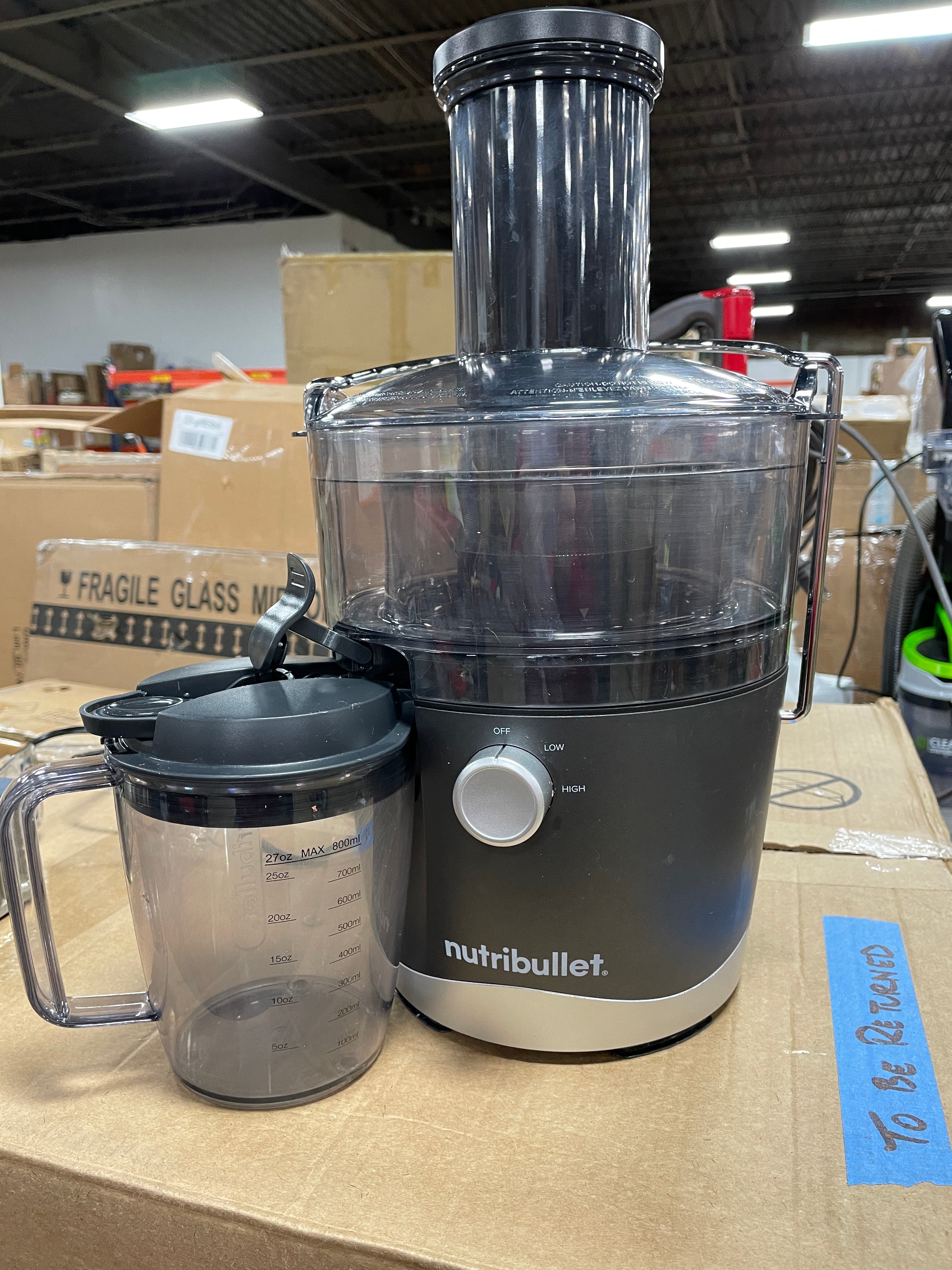 2-Speed Electric Juicer - Gray