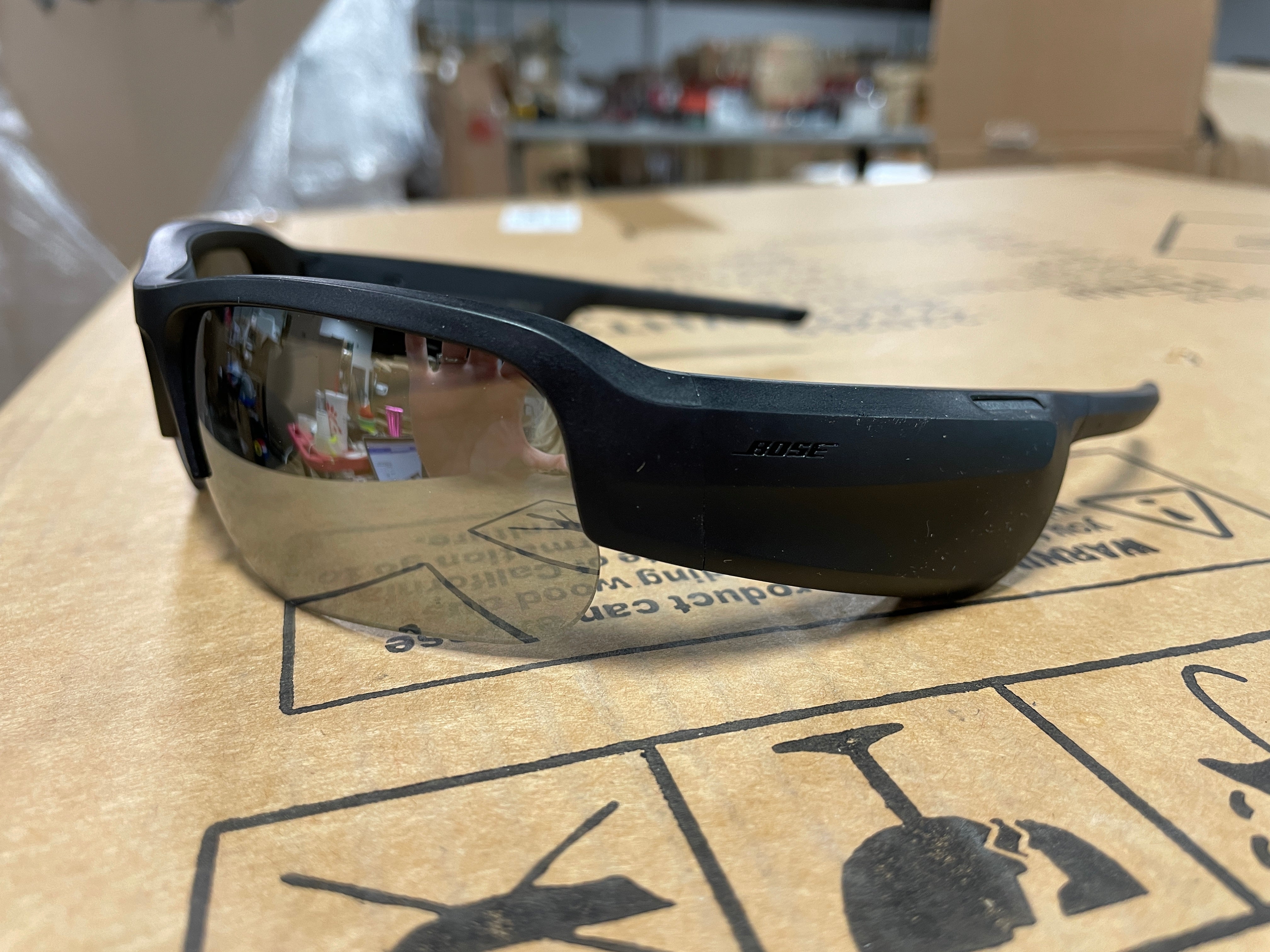 Bose - Frames Tempo – Sports Audio Sunglasses with Polarized Lenses - Black