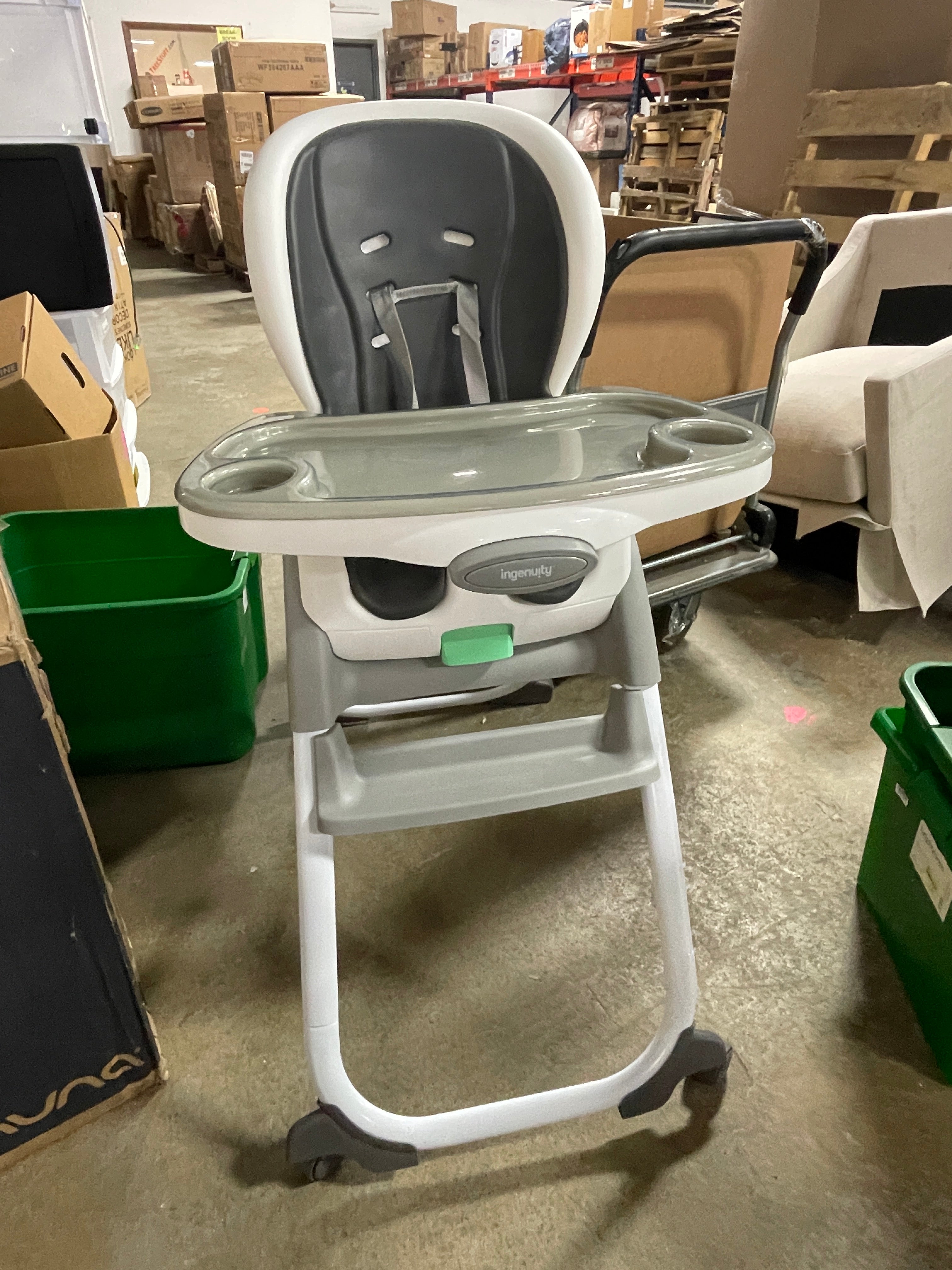 Ingenuity Full Course SmartClean 6-in-1 High Chair - Slate